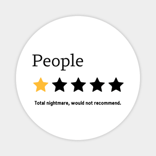 One Star Vote People Magnet